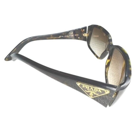 Prada Milano Tortoise Shell Gradient Lens Sunglasses SPR16L 57-16 2AU6S1- LT3233 - Picture 5 of 6